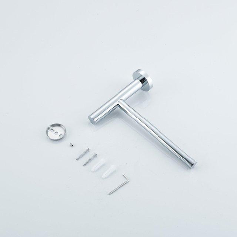 Fortifura Calvi Toiletaccessoireset 5-delig - toiletrolhouder - reserverolhouder - toiletborstelhouder - handdoekhaak - pedaalemmer - hoogglans chroom SW1478235