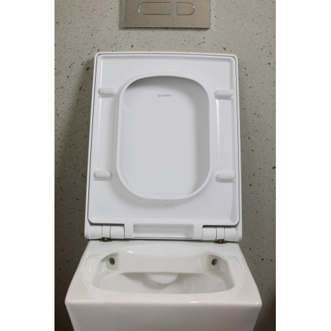 Duravit Viu Abattant WC avec couvercle softclose blanc SW297115
