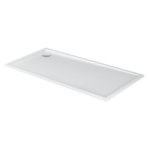Duravit Starck Slimline Kunststof douchebak acryl rechthoekig - 180x90x6.5cm - zonder poten - wit 0297251