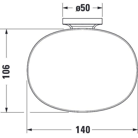 Duravit Starck T Zeephouder - wandmodel - 14x10.6cm -matglas - mat zwart SW297100