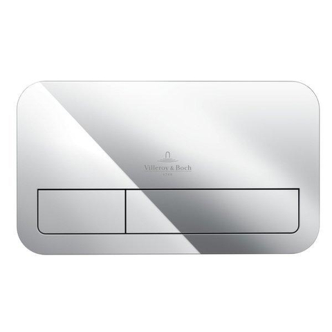 Villeroy & Boch Subway 2.0 Pack WC - WC suspendu - DirectFlush - à fond creux - abattant softclose & quickrelease - avec réservoir encastrable - plaque de commande chrome brillant - Ceramic+ - Stone White SW956281