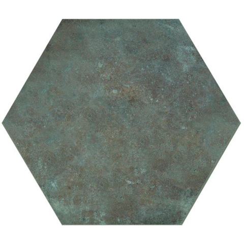 Ceralto Neroli Stone carrelage sol et mur - 30x35cm - 9mm - hexagonal - effet pierre - emerald mat (vert) SW795702