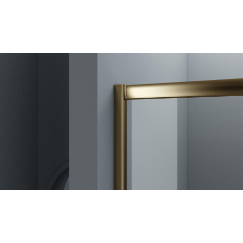 Adema Dawn Cabine de douche - 80x80cm - carré - or mat SW1381740