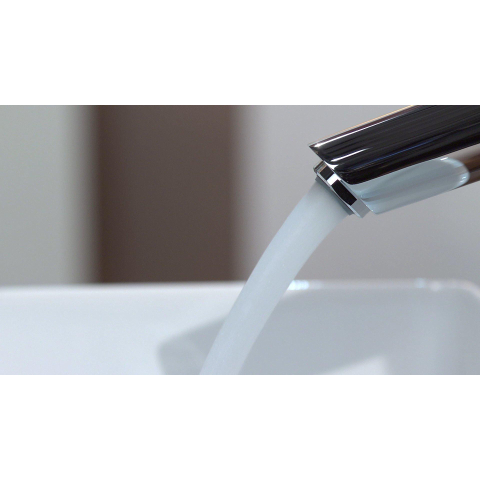 Hansgrohe Talis select s wastafelkraan - 190 met waste - met select greep - voor aan/uit + temperatuurinstelling - hoogglans chroom SW29035