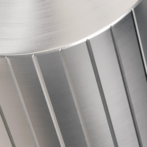 BRAUER Stripe Mitigeur lavabo à faible hauteur - modèle A - couleur inox brossé PVD SW1435022