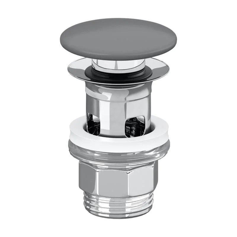 Villeroy & Boch Toebehoren Push open plug - 100x135x69.5mm - grafiet CeramicPlus (grijs) SW972001