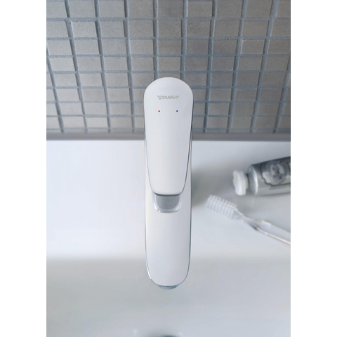 Duravit B.1 1 greeps wastafelmengkraan - 175x42x169mm - hoogglans chroom SW213559