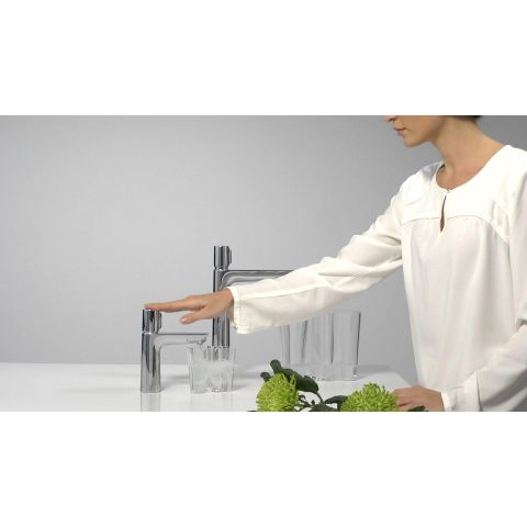 Hansgrohe Talis select e 1 greeps wastafelkraan - 240 zonder afvoer - hoogglans chroom SW31798