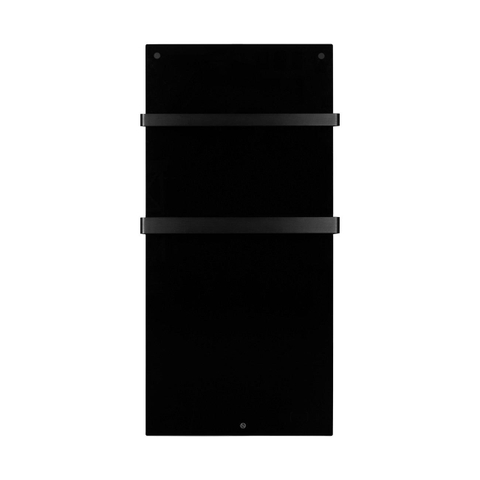 Eurom Sani 1000 Comfort Radiateur électrique 127x55cm - 1000 watt - wifi - verre - Noir SW976338