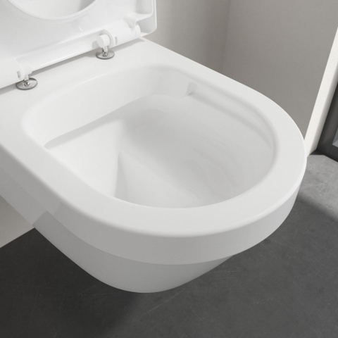 Villeroy & Boch Architectura pack combiné à fond creux directflush avec abattant softclose et quick release ceramic+ blanc SW448414