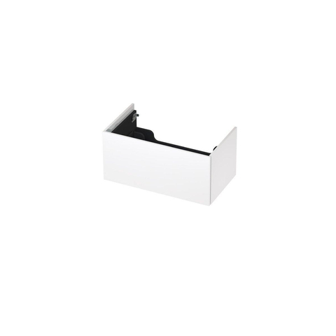 INK Wastafelonderkast - 80x45x37.6cm - 1 lade - push to open - met recht opdekfront - MDF lak - Hoogglans wit SW439403