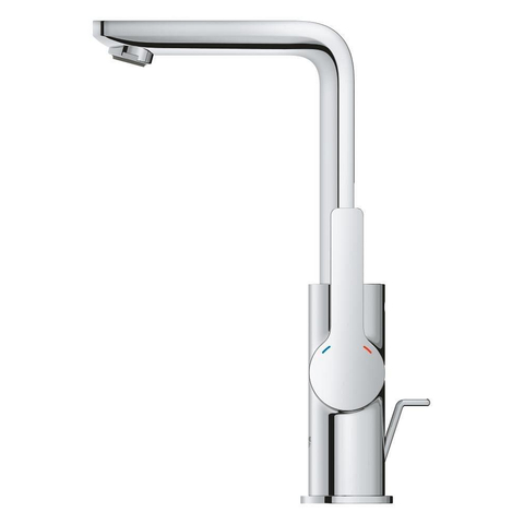 Grohe Lineare New Waterbesparende Wastafelkraan - L-Size - met waste - draaibare gegoten uitloop - chroom SW97538