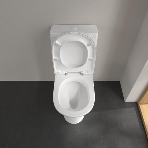 Villeroy & Boch O.novo duobloc closet - met spoelrand PK - White Alpine (glans wit) SW203393