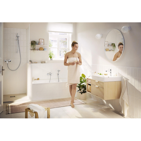 Hansgrohe Rebris s Eengreeps wastafelmengkraan - 110 - coolstart - zonder afvoer - hoogglans chroom SW796370