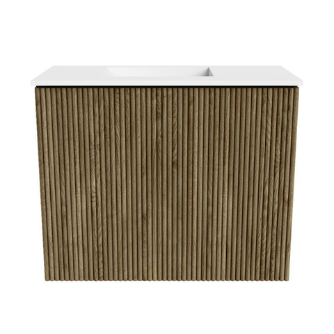 Mondiaz JOYA 50cm toiletmeubel - kleur Dusk - Wastafel FAYE positie Links 1 kraangat kleur Talc. SW1421602