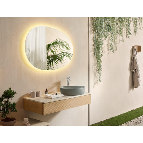 Villeroy & Boch Antao 1 greeps wastafelkraan verhoogd - met push open afvoergarnituur - hoogglans chroom SW974138