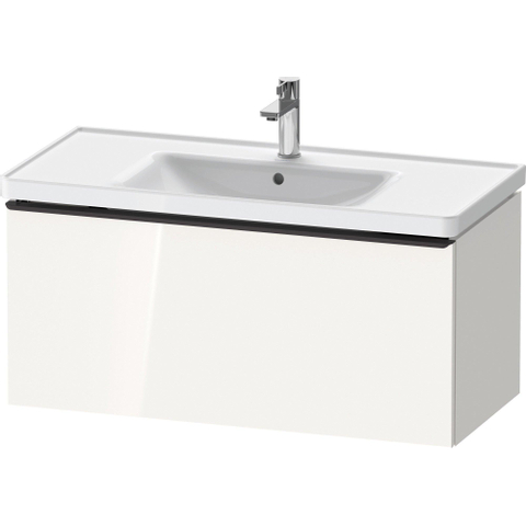 Duravit D-Neo wastafelonderkast 98.4x44x45.2cm 1 lade met softclose wit Hoogglans SW641146