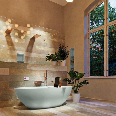 MONDIAZ FLOAT Baignoire autoportante - 170x80cm - Greey SW491513