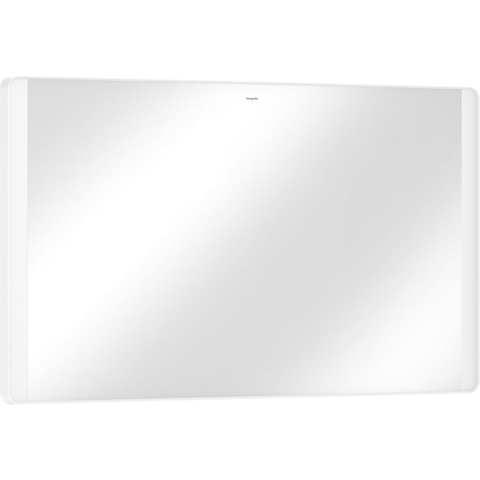 Hansgrohe Xarita Lite Q Miroir - 120x70cm - éclairage led - Vertical - interrupteur mural - Blanc mat SW1165130