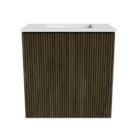 Mondiaz JOYA 40cm toiletmeubel - kleur Shadow - Wastafel FAYE positie Midden Zonder kraangat kleur Talc. SW1421378