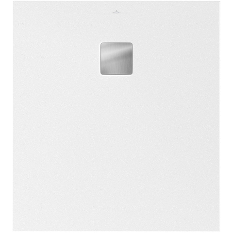 Villeroy & Boch Excello douchevloer - 100x90cm - met antislip polyurethaan/acryl - White Alpine (glans wit) SW375974