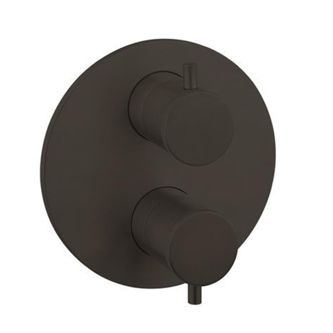 Crosswater MPRO INDUSTRIAL Crossbox Pièce de finition - 1 fonction - sans partie encastrable - noir mat SW487377