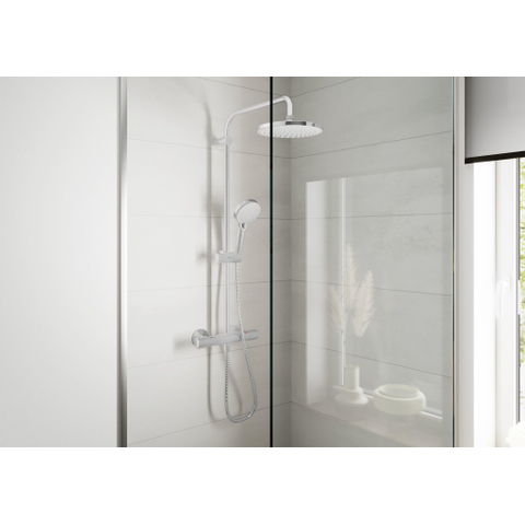 Hansgrohe Vernis Blend Showerpipe - 200 - 1jet - met douche - thermostaat - hoogglans chroom SW647130