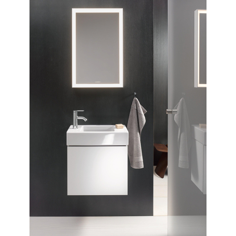 Duravit Vero air Fontein - 50x25cm - 1 kraangat links - zonder overloop - wit SW228012