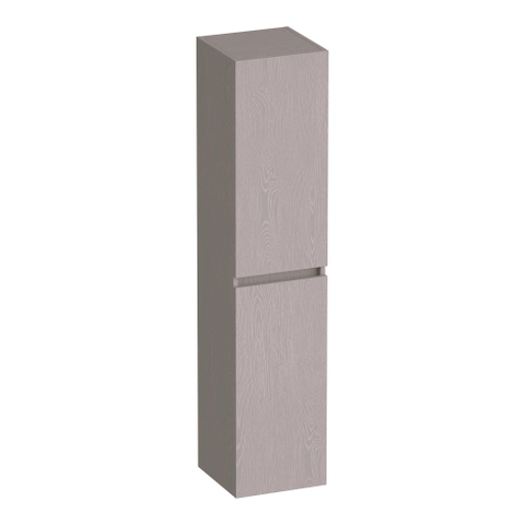 BRAUER Joy badkamerkast - 160x35x35cm - 2 deuren - greeploos - links- of rechtsdraaiend - Timber Greige SW1201025