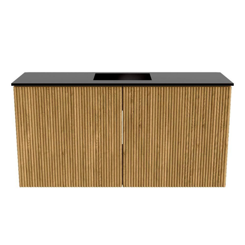 Mondiaz JOYA 80cm meuble de toilette - couleur Chêne - Vasque FAYE position Milieu 1 trou de robinet couleur Urban SW1421177
