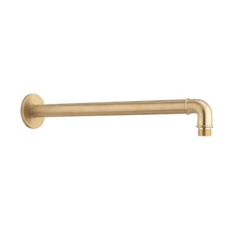 Crosswater MPRO INDUSTRIAL Muurarm - 33cm geborsteld messing living colours - geborsteld messing (goud) SW451403