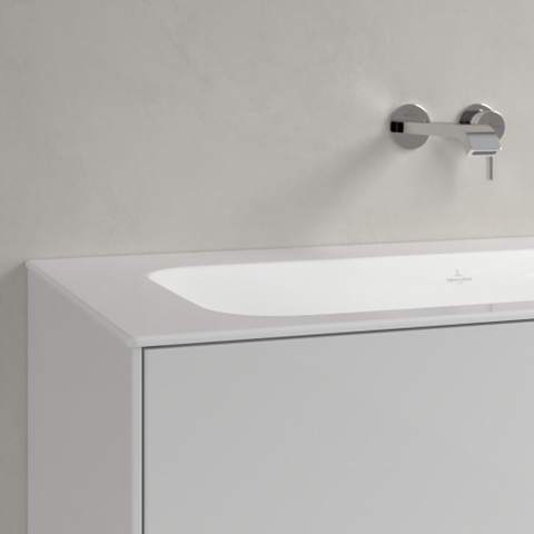 Villeroy & Boch finion meubelwastafel - 100x50cm - zonder kraangat - zonder overloop CeramicPlus - White Alpine (glans wit) SW209390