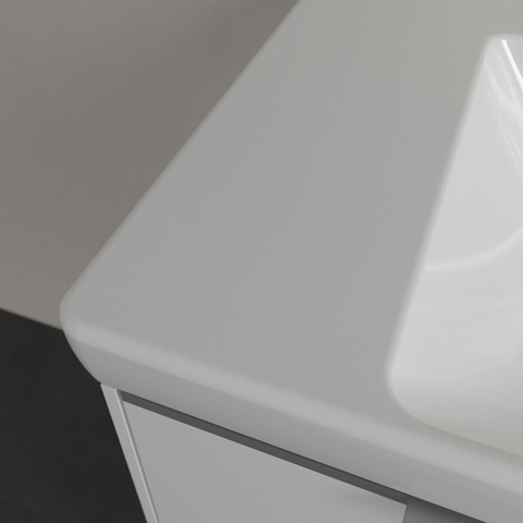 Villeroy & Boch Subway 3.0 meubelwastafel - 100x47cm - 1 kraangat - met overloop - White Alpine (glans wit) SW641634