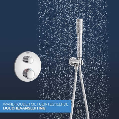 Grohe QuickFix Precision Thermostat Perfect Inbouw Douchesysteem - Vitalio Rain Mono 310 hoofddouche - chroom SW1120179