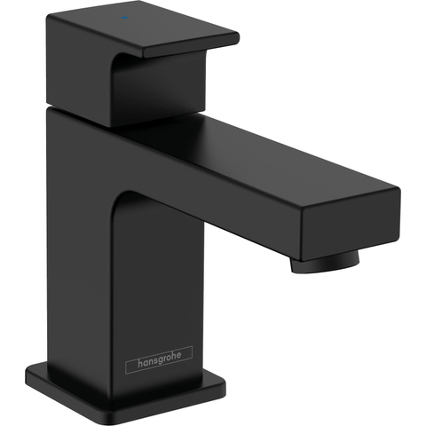 Hansgrohe Vernis Shape 1-gats toiletkraan - 70 zonder waste - voor koud water - voorsprong 9.2cm - mat zwart SW651662
