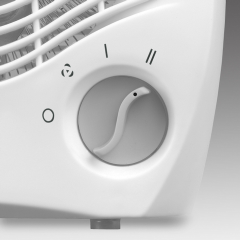 Eurom VK 2002 Chauffage ventilateur 13x22.3x25.6cm 2000watt Blanc SW486859