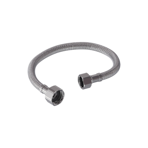MAY Fonteinkraanslang flexibel - 30cm - G1/2" x G3/8" - Chroom SW1224833