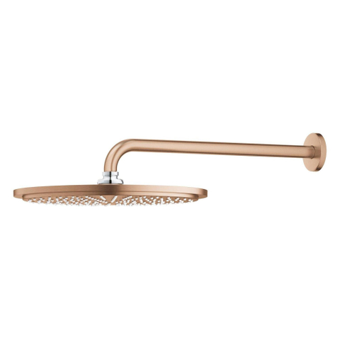 Grohe Rainshower Cosmopolitan 310 Hoofddouche - 31cm - 1 straalsoort - wandarm 38cm - brushed warm sunset (koper) SW98871