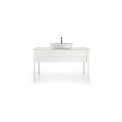 Duravit Luv Opzetwastafel - 60x40cm - met 1 kraangat - zonder overloop - glans wit SW227986