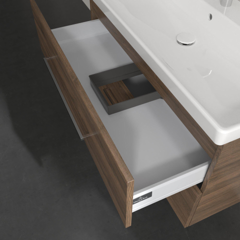 Villeroy & Boch Avento Wastafelonderkast - 2 uittrekladen - 976x514x484mm - Arizona Oak (hout) SW919829