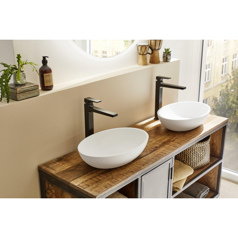 Hansgrohe Metropol Mitigeur lavabo 1 trou 260 avec vidage push open avec bec fixe 20.4cm noir mat SW297576