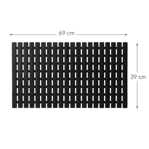 Sealskin Nora Badmat - 39x69cm - Antislip - Zwart SW1421057
