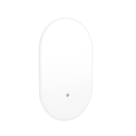 Mondiaz GLOW spiegel – ovaal – 45x90 cm – indirecte LED rondom – bewegingssensor – Talc (wit) SW1105197