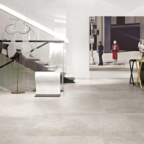 ÉCHANTILLON Ceralto Quinto Accent Carreau de sol et de mur 60x60cm 10mm rectifié R10 grès cérame White SW912998