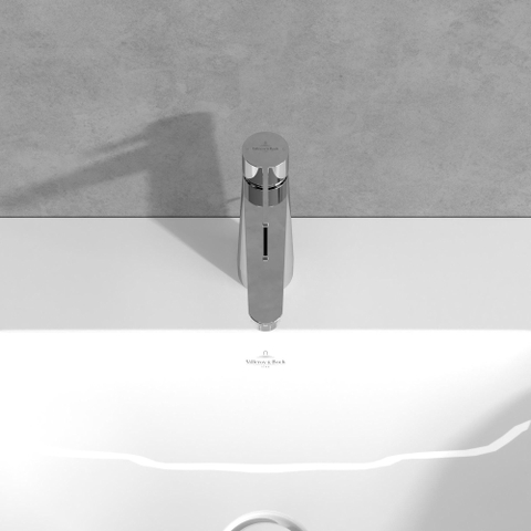 Villeroy & Boch Loop & Friends kunststof - inbouw duobad acryl back to wall oval - 180x80x47cm hoekuitvoerin - Stone White (mat wit) SW762323