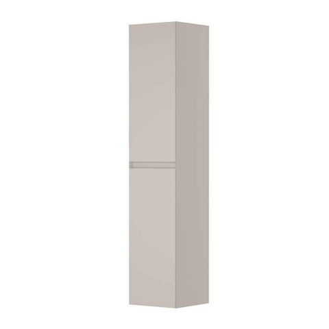 INK Armoire de salle de bains - 35x35x170cm - 2 portes - ouverture à gauche et à droite - sans poignées - MDF laqué gris cachemire mat SW798192