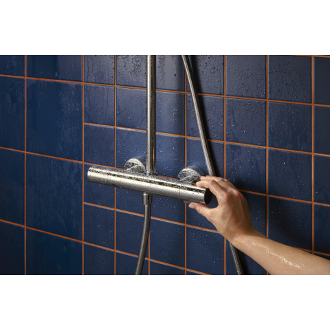 Hansgrohe Activera S - showerpipe - 240 - 1jet - ecosmart+ - met Ecostat Fine Varia - hoogglans chroom SW1388135
