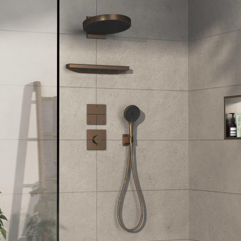 Hansgrohe ShowerSelect Comfort E Thermostaat - inbouw - geborsteld brons SW918038