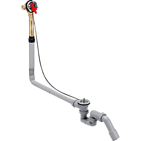 Hansgrohe Exafill e badafvoer - overloop en vulcombinatie - met waste basisgarnituur - voor speciaal bad - overig 0510319