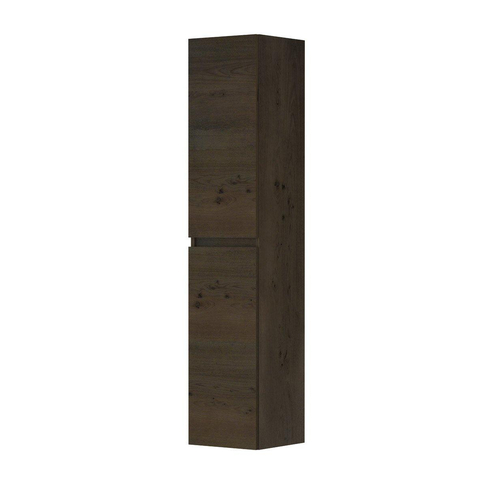 INK Fineer Half kast - 35x37x169cm - 2 deuren - Links en rechtsdraaiend - greeploos - fineer - charcoal SW493346